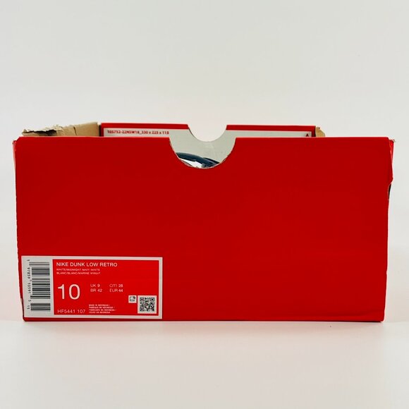 Nike Dunk Low 'Midnight Navy' 2025 HF5441-107 Multi Size - Picture 8 of 9